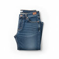 Classic blue denim jean trousers